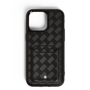 Montblanc Extreme 3.0 Genuine Leather 2CC Hard Cover Case for iPhone 15 Pro